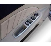 Cubierta De Acero para Alfa_Romeo 159 & BRERA & SPIDER (939) - 4 Piezas Elevalunas Eléctricos Placa Interior Decoración Inox Metal Cepillado Personalizados Hechos a Medida Tuning