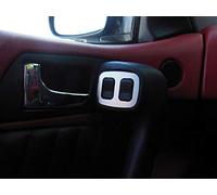 Cubierta De Acero para Alfa_Romeo GTV & SPIDER (916) - 2 Piezas Elevalunas Eléctricos Placa Inox Metal Cepillado Interior Decoración Personalizados Hechos a Medida Tuning