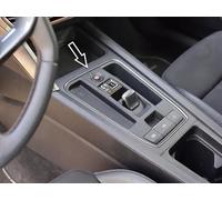 Cubierta de acero para Cupra.Leon Formentor | Estilo carbono - Consola central Decor | 1 pieza inoxidable V1 V2 VZ1 VZ2 VZ3 VZ5 VZ Veloz Edition Leon Accesorios Tuning