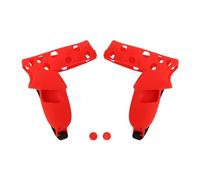 Cubierta de Agarre de Controlador de Silicona para 2, Funda Protectora para el Mando de VR con diseño Antideslizante y Correa para la muñeca, Protector de Agarre Ligero y (Roja)