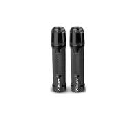 Cubierta De Agarre Puños De Manillar Antideslizantes De 7/8" Y 22 Mm para Moto Yam&AHA TMAX500 TMAX530 TMAX560 TMAX 560 T-MAX 530 TMAX 500(Black)