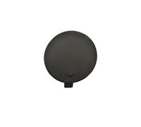 Cubierta de agujero de gancho de remolque delantero izquierdo y derecho compatible con BMW X5 E70 2007-2010, cubierta de remolque de parachoques 51117159589 51117159590 (derecha)