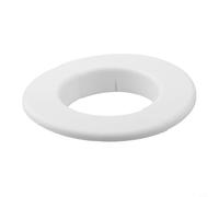 Cubierta de agujero de pared para entrada de cables y tuberías de CA, 40-80 mm de diámetro, cubierta de conducto de polipropileno blanco para mejoras del hogar (80 mm)