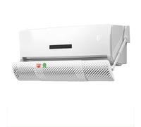 Cubierta de aire acondicionado ajustable montada en la pared, redirector retráctil de flujo de aire caliente y frío para dormitorios, optimiza la distribución del aire, mejora la comodidad y la