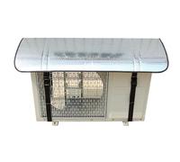 Cubierta de aire acondicionado, aluminio Foil Air acondicionador de aire al aire libre Protector de máquina, cubierta de la unidad de CA exterior Cubierta de CA impermeable a prueba de agua negra Vent