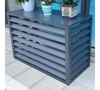 Cubierta De Aire Acondicionado, Cubierta Rejilla Para Aire Acondicionado, Soporte Para Plantas De Aluminio, Cubre Aire Acondicionado Exterior Pantalla De Privacidad, Funda Para Aire Acondicionado (Co