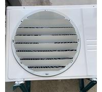 Cubierta de aire acondicionado de acero inoxidable para unidades exteriores, guía de viento, obturador, deflector antidirecto, protección duradera contra elementos resistentes a la intemperie