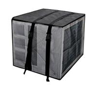 Cubierta De Aire Acondicionado Exterior - Cubierta Impermeable Al Polvo AC, Pantalla De Protección De AC Exterior | Barrera De Unidad De Ventana Resistente A La Intemperidad, Sistema De Bloqueo De