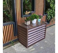 Cubierta De Aire Acondicionado Exterior,Cubre Aire Acondicionado Aluminio,Paneles De Valla De Privacidad Al Aire Libre,Rejillas Protectoras para Bombas De Calor,Protección contra La Lluvia Y El Sol (