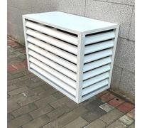 Cubierta de aire acondicionado exterior para todo tipo de clima para unidades centrales, protección de condensador duradera, ideal para uso en patio y jardín