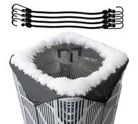 Cubierta de aire acondicionado exterior - Protección universal impermeable antipolvo 91 x 91 cm | Cubierta de malla para aire acondicionado exterior - Para dormitorios, oficinas, hoteles y