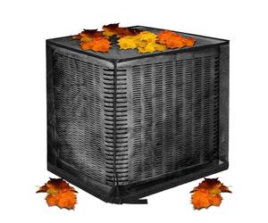 Cubierta de aire acondicionado, herramienta de defensa transpirable de malla, cubierta exterior de unidades de aire acondicionado, para exteriores, primavera, verano, otoño, invierno, lluvia, viento y