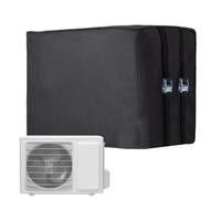 Cubierta de aire acondicionado Invierno - Protector de CA de ventana impermeable | Escudo de barrera de la unidad al aire libre | Hebillas ajustables cubierta de CA central, protección duradera para c