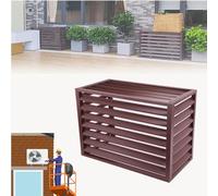 Cubierta de aire acondicionado para exteriores, estructura sólida, fácil instalación, 120 x 150 x 70 cm, protección de aluminio para unidad de CA resistente a la intemperie, cubierta de motor de CA