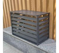 Cubierta de aire acondicionado para exteriores, protector de radiador y pantalla de privacidad, estante decorativo para plantas, cubierta de residuos para unidades exteriores, protección resistente a