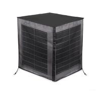 Cubierta de aire acondicionado resistente al agua para unidades exteriores con tela Oxford 600D y diseño ventilado (81 x 81 x 91 cm)