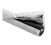 Cubierta de aislamiento de tubería de CA - Envoltura impermeable para tubería de CA | Funda con protección UV para unidad de CA dividida | Protector de tubo de bomba de calor de 3 capas de 72 x 10.2