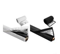 Cubierta de aislamiento de tubería de CA, paquete de 2 fundas protectoras de tubería de cobre HVAC de 72 x 10.2 pulgadas para resistencia a la intemperie al aire libre con aislamiento térmico de 3