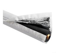 Cubierta de aislamiento de tubería de cobre HVAC de tres capas con capa exterior impermeable y capa interior de papel de aluminio diseñada para tuberías de aire acondicionado al aire libre