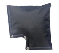 Cubierta de aislamiento para prevención de reflujo de riego con capas compuestas con papel de aluminio y algodón PP para protección térmica (negro)