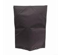Cubierta de aislamiento para prevención de reflujo, protector de heladas resistente para válvula de riego, cabezal de pozo, uso en exteriores, ajuste seguro, 24 x 24 pulgadas (negro, 16 x 20 pulgadas)
