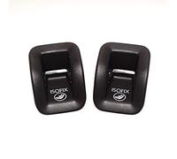 Cubierta de ajuste de la guía de ranura Isofix para Audi A4 y B8, negra, dos unidades
