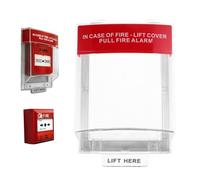 Cubierta de Alarma Ignífuga - Protector de Seguridad Transparente - Cubierta Protectora para Punto de Llamada Manual | para Biblioteca Edificios Públicos Hogar Pasillo Escuela Sótano Propietario