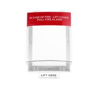 Cubierta de Alarma Ignífuga,PVC Protector De Seguridad,Cubierta Protectora para Punto de Llamada Manual | para Comercial Pasillo Escuela Sótano Almacén Biblioteca Centro Comercial Edificios Públicos