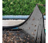 Cubierta de alberca de invierno de 5 x 5 m / 16.4x16.4ft, protección de hojas pesadas para piscinas sobre el suelo, lona impermeable para mantener fuera, ideal para invernar