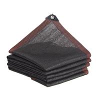 Cubierta de alberca de polietileno de alta densidad de alta calidad anti UV de 6 pines para jardín y plantas suculentas, protección para piscina al aire libre y jacuzzi, 4 x 8 m (negro)