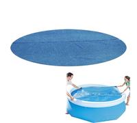 Cubierta de alberca, Impermeable, Redonda/Rectangular, Cubierta Solar para Piscina, película de Aislamiento térmico Plegable, Cubierta Solar a Prueba de Polvo, Manta térmica para para el