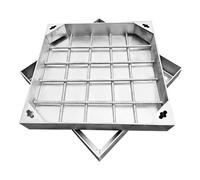 Cubierta de alcantarillado invisible con F e para inspección de alcantarillado, ideal para pavimentación y uso al aire libre, segura y perfecta para proyectos de paisajismo