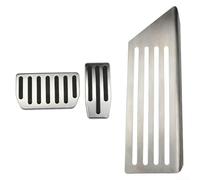 Cubierta de aleación de aluminio y goma para pedal de pie para Tesla para modelo Y para Juniper 2022 a 2024, diseñada para un agarre superior en condiciones húmedas (B)
