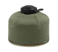 Cubierta de almacenamiento para depósito de gas de camping hecha de lona para tanques planos de propano de 110 g, 230 g, 450 g, protección para cilindro de combustible al aire libre (para tanque de