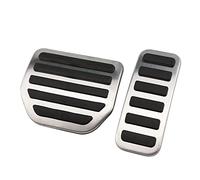 Cubierta de almohadilla de pedal, para Land Range Rover Sport Discovery 3 4 Lr3 Lr4 LHD, pedales de coche, acelerador de gas, reposapiés, cubierta de almohadilla de pedal modificada (AT 2 piezas)