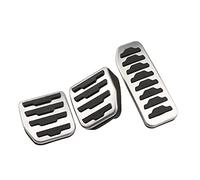 Cubierta de almohadilla de pedal, para Land Rover Freelander 2007-2015, pedales de coche, pedales de gas, pedal de freno, reposapiés, cubierta de pedal de coche (3 piezas MT sin descanso)
