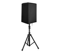 Cubierta De Altavoz Alimentado, Paño Para Cubrir Altavoces Verticales, Impermeables Cubiertas De Altavoz Al Aire Libre, Funda Para Altavoz PA DJ Autoamplificado (30x28x45.7cm,Negro)