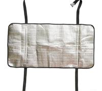 Cubierta de aluminio aislada para unidad de aire acondicionado, resistente a la intemperie, reflectante, contra el calor, protección contra la lluvia, para compresor de CA, ahorro de energía (80 x 40