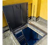 Cubierta de aluminio opaca resistente al agua, cubierta de ventana resistente a la intemperie para sótano o techo, panel de bloqueo solar sellado