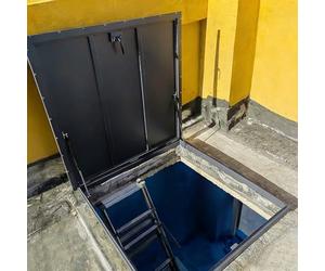 Cubierta de aluminio opaca resistente al agua, cubierta de ventana resistente a la intemperie para sótano o techo, panel de bloqueo solar sellado
