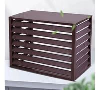Cubierta de aluminio para aire acondicionado 5P/3P, protección de unidad de aire acondicionado, color blanco, resistente a la intemperie, para sistemas HVAC, diseño elegante y duradero