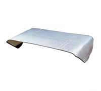 Cubierta de aluminio para aire acondicionado para unidad exterior, resistente a la intemperie, protección contra la lluvia con correas ajustables, funda de protección a prueba de polvo para compresor
