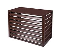 Cubierta de aluminio para aire acondicionado, protección durante todo el año para unidades centrales de aire acondicionado, pantalla decorativa de privacidad para zonas al aire libre, resistente a la