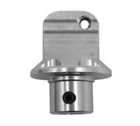 Cubierta de aluminio para llave de motocicleta compatible con formas estándar pentagonales y hexagonales para mejorar la funcionalidad (plata)