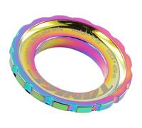Cubierta de anillo de bloqueo de freno de disco de bicicleta para ROTOR 9/12/15/20 mm diseñado para ejes pasantes (negro)