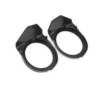 Cubierta de anillo de luz antiniebla for parachoques delantero, moldura de rejilla de lámpara de repuesto compatible con BMW 3 E46 M3 Sport 2000-2005