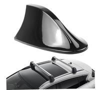 Cubierta de Antena de Aleta de tiburón para automóvil Antena de Aleta de tiburón ABS autoadhesiva sin Perforaciones con Panel Interior para señales 7x3x2 Alerones Decorativos de Repuesto para automóv