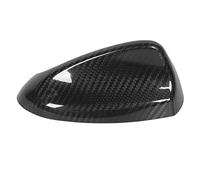 Cubierta de Antena de Aleta de tiburón para automóvil, Cubierta de Antena de Fibra de Carbono para automóvil, moldura de Aleta de tiburón, decoración Negra Brillante Apta para Al-FA Ro-meo Giulia/St