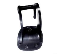 Cubierta de arandela de faro delantero para Mercedes-benz W210 Clase E 2000-2002 Tapa de boquilla ABS negra Pieza de repuesto para lado izquierdo o derecho 2108850826 (izquierda)