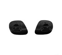 Cubierta de arandela de faros delanteros para Mercedes CLK W208 1998-2003 negro ABS faro arandela tapa boquilla par